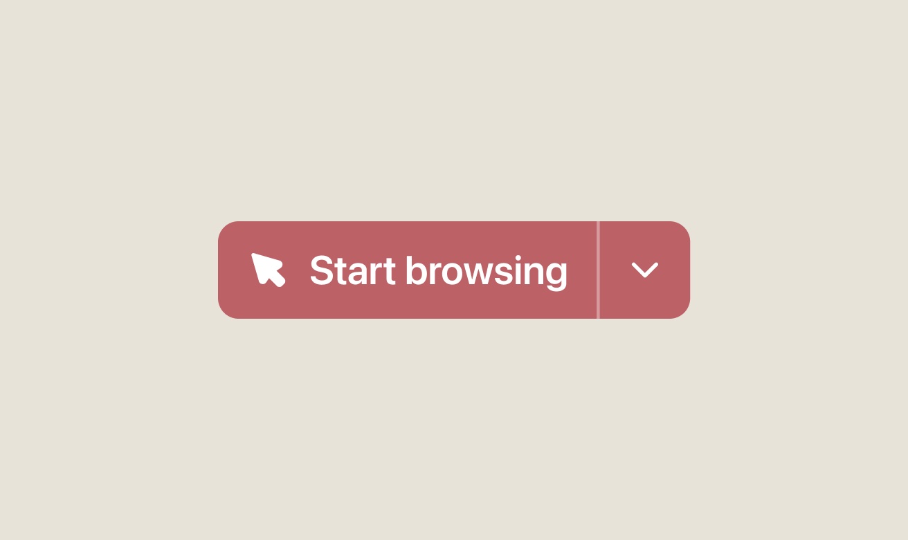 Auto-approve menu next to Start browsing button